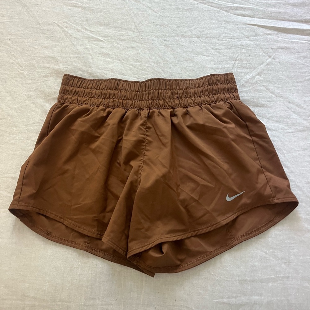 Nike Women's Tan Athletic Shorts